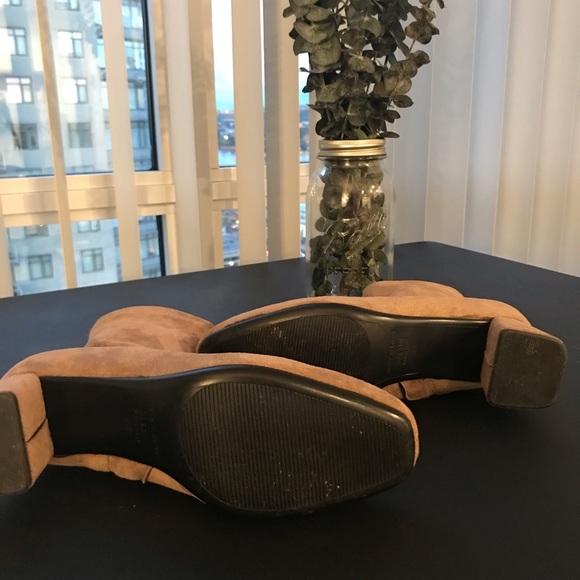 Korean Hand Made Beige Booties - Picture 5 of 7